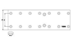 Sada brzdoveho oblozeni, bubnova brzda TEXTAR 1503004