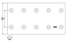 Sada brzdoveho oblozeni, bubnova brzda TEXTAR 1740904