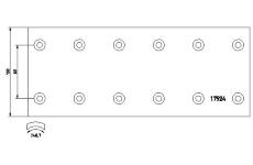 Sada brzdoveho oblozeni, bubnova brzda TEXTAR 1792408