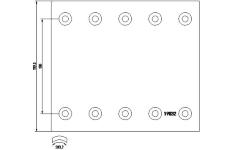 Brzdové obložení, bubnová brzda TEXTAR 19032