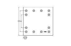 Sada brzdoveho oblozeni, bubnova brzda TEXTAR 1905201