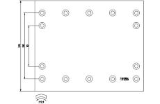 Sada brzdoveho oblozeni, bubnova brzda TEXTAR 1925602