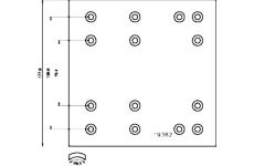 Brzdove oblozeni, bubnova brzda TEXTAR 19382