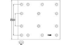 Brzdove oblozeni, bubnova brzda TEXTAR 19385