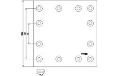 Sada brzdoveho oblozeni, bubnova brzda TEXTAR 1970803