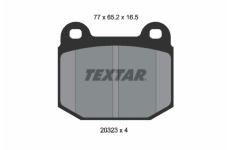 Sada brzdových destiček, kotoučová brzda TEXTAR 2032303