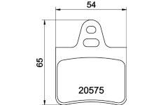 Sada brzdových destiček, kotoučová brzda TEXTAR 2057504