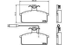 Sada brzdových destiček, kotoučová brzda TEXTAR 2094601