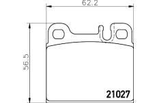 Sada brzdových destiček, kotoučová brzda TEXTAR 2102702