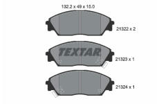 Sada brzdových destiček, kotoučová brzda TEXTAR 2132201