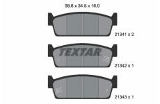 Sada brzdových destiček, kotoučová brzda TEXTAR 2134101