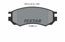 Sada brzdových destiček, kotoučová brzda TEXTAR 2138603