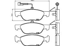 Sada brzdových destiček, kotoučová brzda TEXTAR 2192802