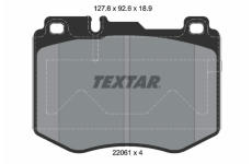 Sada brzdových destiček, kotoučová brzda TEXTAR 2206101