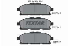 Sada brzdových destiček, kotoučová brzda TEXTAR 2237201