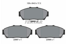 Sada brzdových destiček, kotoučová brzda TEXTAR 2356601