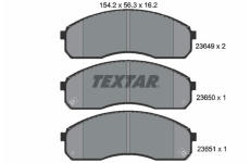 Sada brzdových destiček, kotoučová brzda TEXTAR 2364901
