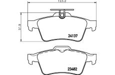 Sada brzdových destiček, kotoučová brzda TEXTAR 2413704