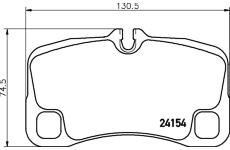 Sada brzdových destiček, kotoučová brzda TEXTAR 2415404