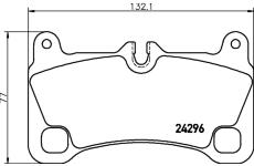 Sada brzdových destiček, kotoučová brzda TEXTAR 2429601