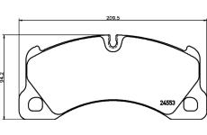 Sada brzdových destiček, kotoučová brzda TEXTAR 2455303