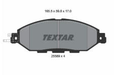 Sada brzdových destiček, kotoučová brzda TEXTAR 2558901