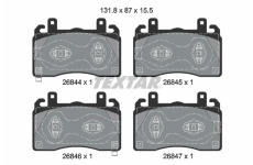 Sada brzdových destiček, kotoučová brzda TEXTAR 2684401