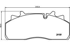 Sada brzdových destiček, kotoučová brzda TEXTAR 2915901