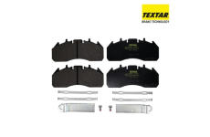 Sada brzdových platničiek kotúčovej brzdy TEXTAR 2917411