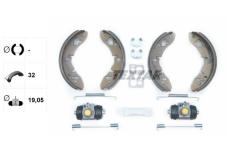 Sada brzdových čelistí TEXTAR 83005700