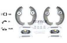 Sada brzdových čelistí TEXTAR 83005900