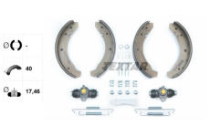 Sada brzdových čelistí TEXTAR 83007800