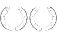 Sada brzdových čelistí TEXTAR 83015702