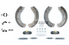 Sada brzdových čelistí TEXTAR 83029100