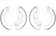 Sada brzdových čelistí TEXTAR 83029600