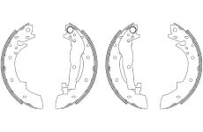 Sada brzdových čelistí TEXTAR 83030404
