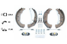 Sada brzdových čelistí TEXTAR 83037004