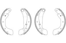 Sada brzdových čelistí TEXTAR 83044802