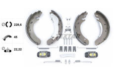 Sada brzdových čelistí TEXTAR 83046400