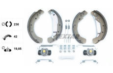 Sada brzdových čelistí TEXTAR 83049001