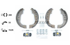 Sada brzdových čelistí TEXTAR 83053500