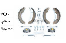 Sada brzdových čelistí TEXTAR 83054000