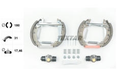 Sada brzdových čelistí TEXTAR 84018200