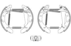 Sada brzdových čelistí TEXTAR 84018300