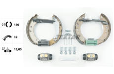 Sada brzdových čelistí TEXTAR 84020700