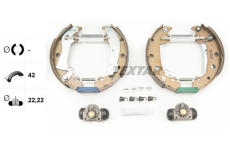 Sada brzdových čelistí TEXTAR 84024101