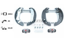 Sada brzdových čelistí TEXTAR 84029200