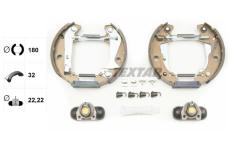 Sada brzdových čelistí TEXTAR 84029402