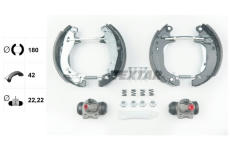 Sada brzdových čelistí TEXTAR 84030300