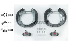 Sada brzdových čelistí TEXTAR 84030403